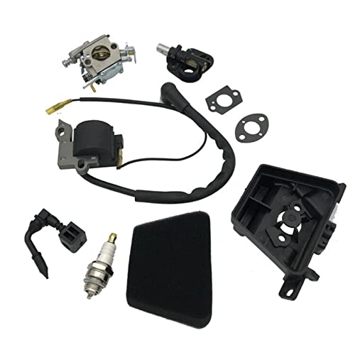 Carburateur de tronçonneuse P 350 et bobine d'allumage pour réparer un moteur qui cale
