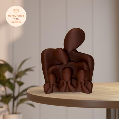 Escultura Moderna Amor Familiar Abstracta Hecha a Mano miniatura 6