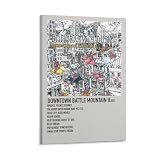 Dance Gavin Dance Downtown Battle Mountain II Canvas Poster Bedroom Decoration Landscape Office Valentine's Birthday Gift Frame-style24x36inch(60x90cm)