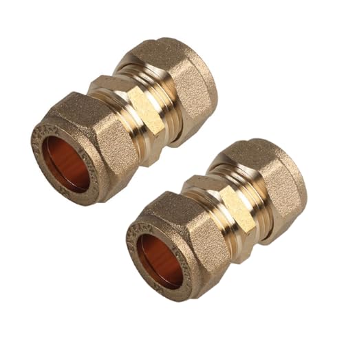 JD Brands 15mm Compression Straight Connectors (2 Pack) | He