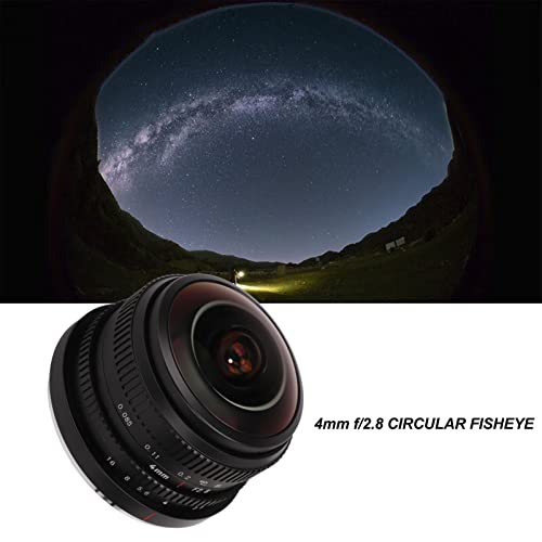 Slr Camera Lenses 7Artisans 4Mm F2.8 Circular Fisheye Lens 225 Degree Wide Angle For Fx Mount For Fujifilm X H1 X T3 X T4 X T20 X T10 X T2 Camera #TOP6