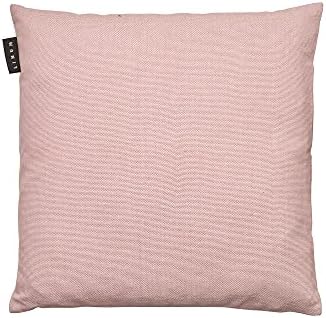 LINUM PEPPER Cushion Cover 50x50 cm, 100% Cotton, Machine Washable, Light Grey