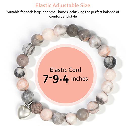 Cikcourp Get Well Soon Gifts For Women, Anxiety Relief Items, Self Care Stress Relief Gifts For Women Inspirational Gifts Natural Crystals Stone Healing Bracelet For Cancer Patients After Surgery17 #TOP3