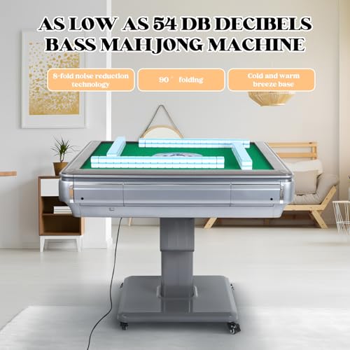 Mesa automática plegable de Mahjong con ruedas miniatura 3