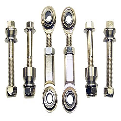 BLOX RACING BXSS-10101 Adjustable End Link Set - 1994-2001 Acura Integra; 1992-2000 Honda Civic, Del Sol