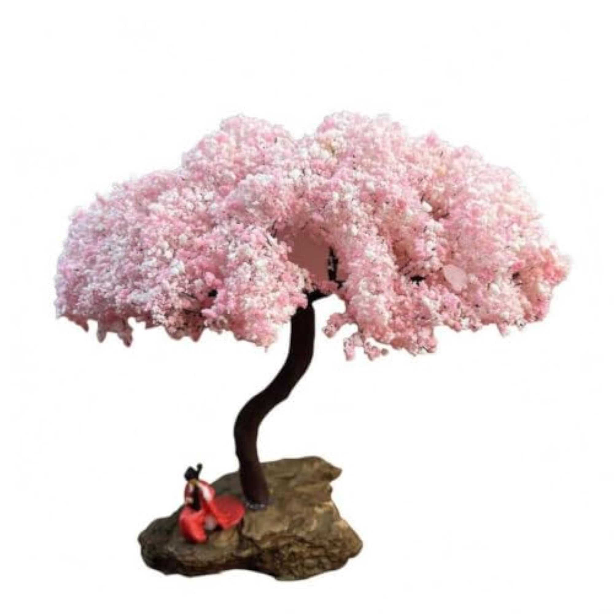 Miniature Cherry Blossom Tree Model, Fine Workmanship