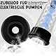 Silikon Penis Vergrößerungspumpen-Set - Universelle Ersatz-Silikonhüllen für Elektrische Vakuumpumpen, Weich, Speziell für Pumpenöffnungen Von 6,5 bis 7,2 cm, Schwarze, 3 Stück