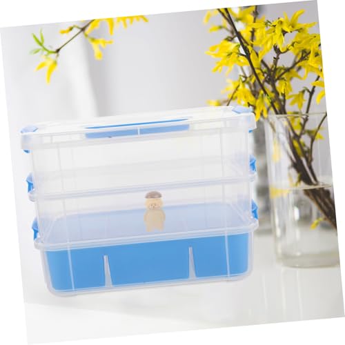 Boîte de rangement transparente Mipcase empilable pour perles et couture