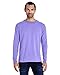 Unisex 5.5 oz 100% Ringspun Cotton Garment-Dyed Long-Sleeve T-Shirt XL LAVENDER