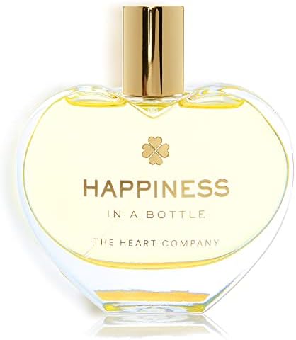 THE HEART COMPANY | Happiness in a bottle | Citrus Perfume for women | Vegan Women's Eau de Parfum | Bergamot Fragrance with Essential Oils 75ml - 2.5 fl oz.