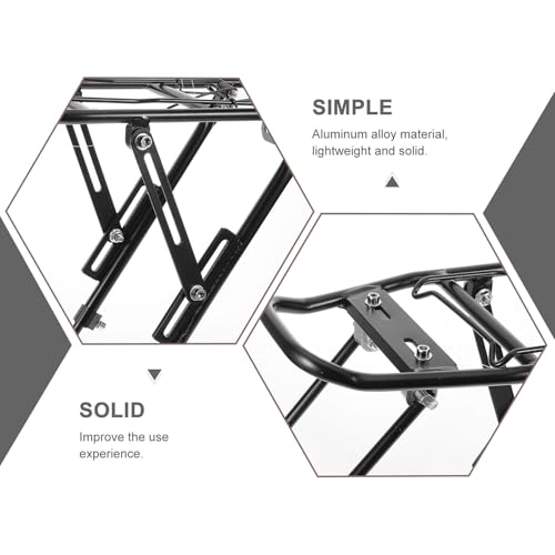Asiento trasero de bicicleta para transportar equipaje urbano 4