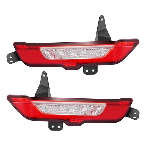 ALMULOO Rear Bumper LED Light Compatible with 2015-2019 Lincoln MKC Replacement for EJ7Z15500B EJ7Z15500A FO2860108 FO2861108 Rear Signal Warning Brake Stop Lamp by ALMULOO - Image 3