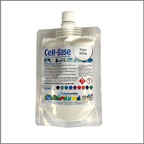 Cell-Base Resin Art Pigmented Cell Creator Medium - Lapis Blue (75g Pouch) Use as a Resin Art Base Coat and Swipe for Cells; Designed to Use with MasterCast; 5 Rich Colors