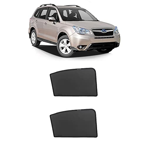 Preisvergleich Produktbild TUNEZ® Sonnenschirme - Benutzerdefinierte Seitenfenster Sonnenschirme Magnetischer Sonnenschutz Heckklappen-Seitenwagen (kompatibel mit Subaru Forester SJ, Jahr 2012-2018)