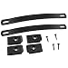 E-outstanding Handle Strap 2PCS 8Inch Black Strap Handle with Metal End Caps and Screws for Guitar Amplifiers Speaker Cabinet