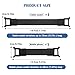 Universal Phone Tablet Hand Strap Holder for 5.2-11 Inch Devices, Adjustable Anti-Drop Elastic Grip Band, One Hand Operation Support for iPad Pro Air Mini Galaxy Tab Kindle eReaders (2 Pcs (L+S))