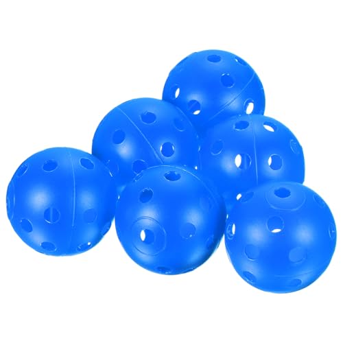 Balles d'entraînement de golf creuses PATIKIL haut de gamme résistantes bleu clair