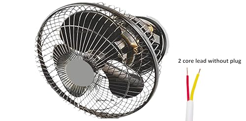 Image of STARVIN Wall Mounted Fan High Speed Wall Fan for Home & Kitchen Compact Size,Adjustable Tilt,Low Noise Small Wall Fan for Office, Shop & Utility Area - EVTS (DELUXE 12 inch CABIN BLACK, 12 Inch DX)