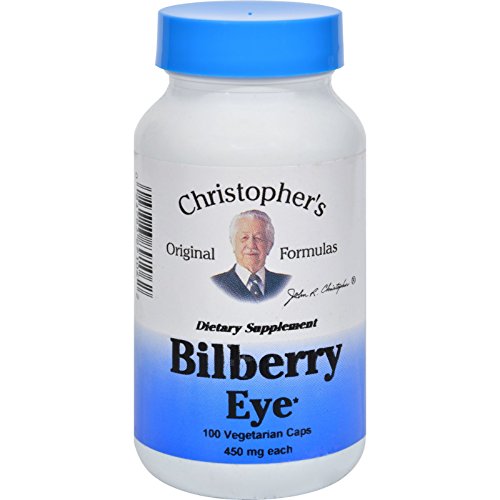 Dr. Christopher s Bilberry Eye - 425 mg - 100 Vegetarian Capsules - by Dr. Christopher's Formulas
