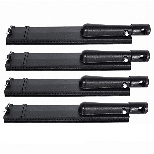 GGC 15 3 4 inch cast Iron Burner Replacement for Australian, Baker and Chef, Barbeques Galore (Turbo), Centro, Charbroil, Coleman, Costco, Glen Canyon, Grand Hall, Nexgrill and Other Grills(4 Packs)