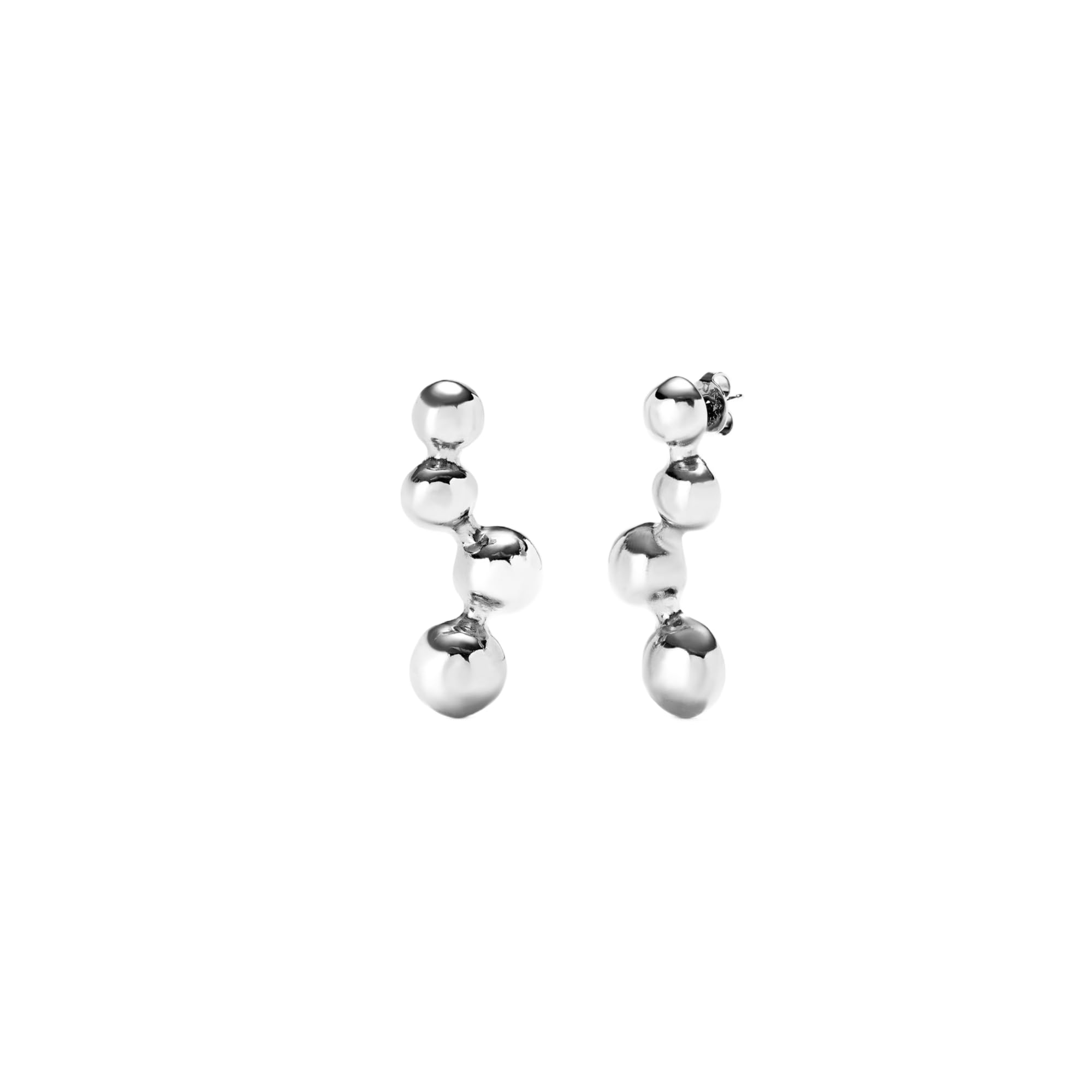 Boucles d'oreilles femme SER INTRÉPIDA Uno de 50 plaqué argent de créateur