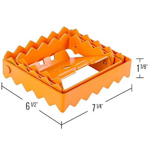 Discount Ramps Apex TP-7417 Heavy Duty Vehicle Recovery Traction Grip Track (Orange, Single) - Thumbnail 3