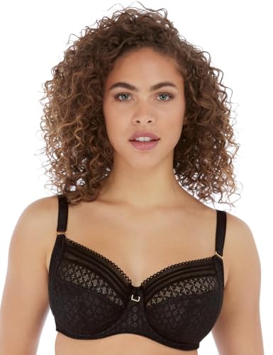 Freya Viva Koronkowy biustonosz podtrzymujący boki, Koronka Noir, 75H