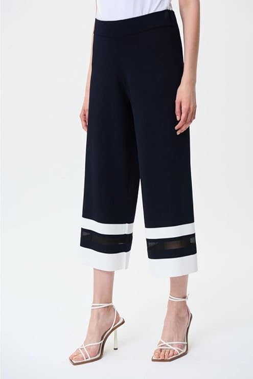 Joseph Ribkoff Pants 231938 Navy Blue White