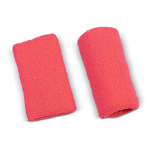 Image of US Glove Sweat Bands for Wrists, Sports Wristbands for Men & Women, Athletic Hand Bands for Tennis, Gymnastics, Basketball, Volleyball, Baseball, Football or Gym Sport, 2-pc Cotton Arm Sweatbands 4.5 inch