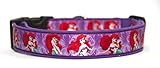  La Sirenita Little Mermaid Ariel Collar Perro Hecho a Mano Talla M con Correa a Juego de 120 cm Dog Collar Handmade