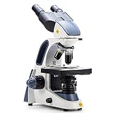 SWIFT SW380B Mikroskop, 40X-2000X Vergrößerung Siedentopfkopf Binokular Lab-Mikroskop für Forschungszwecke mit Weitwinkel 10X 25X Okular mechanischer Objekttisch