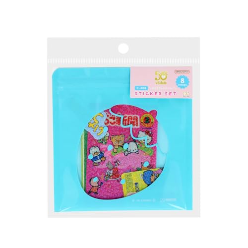 サンスター文具(Sun-Star Stationery) サンリオキャラクターズ グッズ シール ケース入 いちご新聞 ブルー S8573565