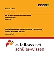 Notfallmedizinische geriatrische Versorgung in den Kliniken Berlins: Magisterarbeit