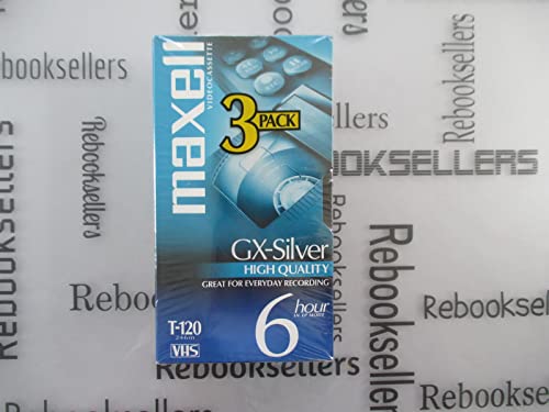 Preisvergleich Produktbild Maxell® gx-silver VHS Video Klebeband, Video, 120vhs 3pk (Pack of20)