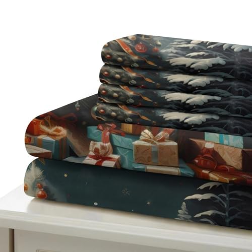 Parure de lit Noël 200x200 pour une chambre d'hiver cocooning