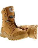 Carhartt Men's 8' Rugged Flex Insulated Waterproof Work Boot CMF8058, Wheat, 8M