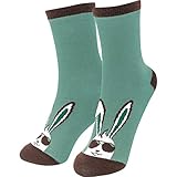 GRUSS & CO Herren 47991 Motiv Hase, Herrensocken, Größe 41-46 Zaubersocken, Mehrfarbig, Regular