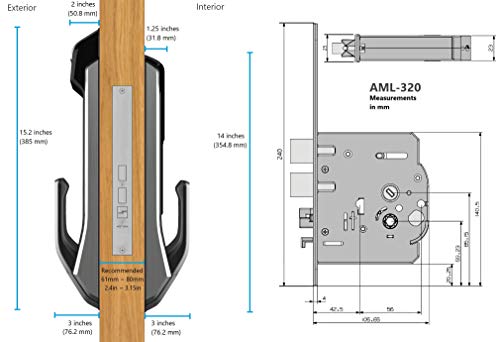 Samsung Digital Door Lock Shs-P718Lbk/En Fingerprint Push Pull Two Way Latch Mortise English Version (Morise - Aml320) #TOP6