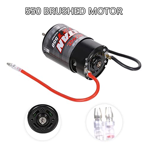 Sunydog Rc Motor,550 12T Brushed Motor Replacement For 1/10 Remote Control Off-Road Car Hsp Hpi Wltoys Kyosho Trx thumb #1