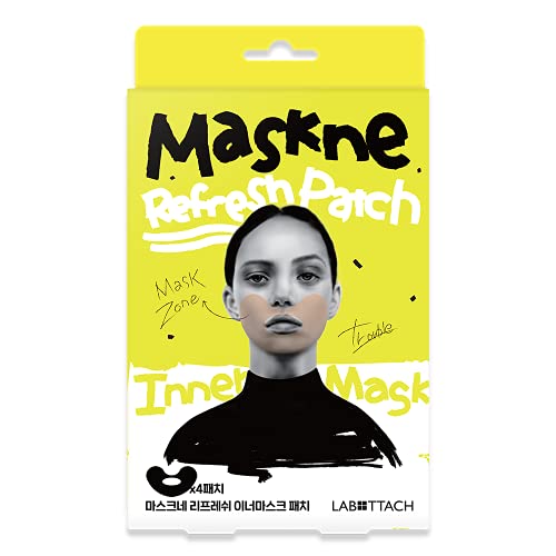 Maskne Undermask - Hydrogel Facial Mask For Anti-Maskne, Pimple Care & Moisturizing. Hyaluronic Acid & Collagen For Refreshed Skin. Tea Tree Oil To Reduce Skin Irritation - Labottach Korean Skincare #TOP1