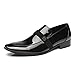 Produktbild Faranzi Smoking Schuhe Lackleder Hochzeit Schuhe für Männer Cap Toe Lace up Formale Business Oxford Schuhe, Sensus-4-schwarz, 44 EU