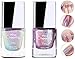 Produktbild Freeorr Laser Nail Polish, Pretty Shiny Mirror Glitter Holographic Long Lasting Nail Polish 7ml -LS01+LS06