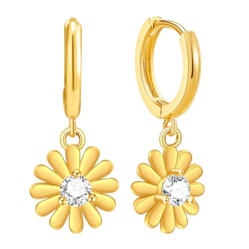 SANNYRA Bohemian Earrings for Women - 14K Gold Plated Beach Sea Drop Dangle Earrings - Seashell Beachy Jewelry