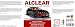 ALCLEAR Limpiacristales para Coches con Efecto Intenso y Efecto hidrorepelente, 1.000 ml