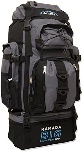 Andes Ramada 120L Extra Large Hiking Camping Backpack/Rucksack Luggage Bag