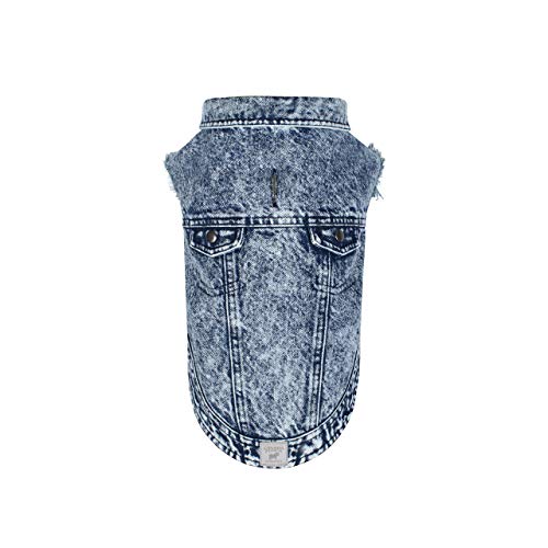 Canada Pooch Blue Downtown Denim Dog Vest, Large #TOP3