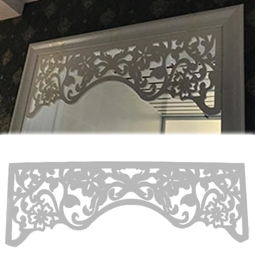 ERRULAN Pediment Over Door Carved Decor