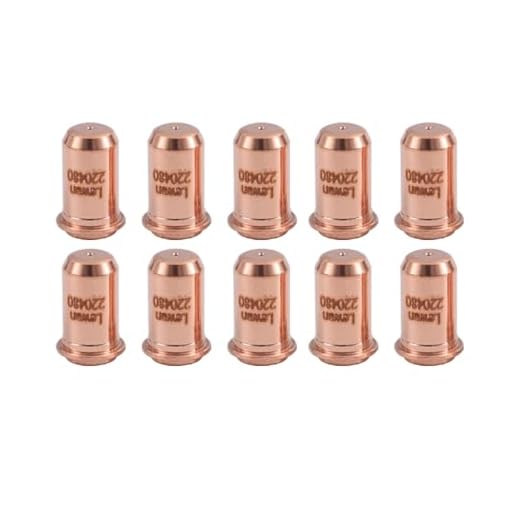 CZlewan 10Pcs 220480 Nozzle Tip Fit for Hypertherm PMX 30 T30V Plasma Cutting Torch Consumables