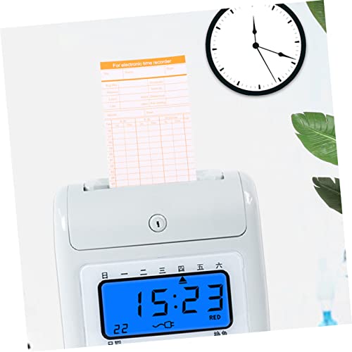Plafope 100 Sheets Attendance Card Attendance Time Sheet Timecards Time Recorder Paper Time Cards For Employees Time Attendance Cards Time Attendance Record Cards Staff Paper Automatic #TOP5