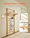 VEVOR Swedish Ladder Wall Gym, 10-Level Solid Wood Indoor Jungle Gym, 220lbs Loading Indoor Playground Climbing Ladder for Kid Adults, Gymnastic Stall Bars with Pull-Up Bar - Ideal Gift for Boys Girls